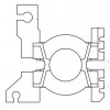 PQ-3220-3/PQ3220立式6+0PIN 安規(guī)骨架