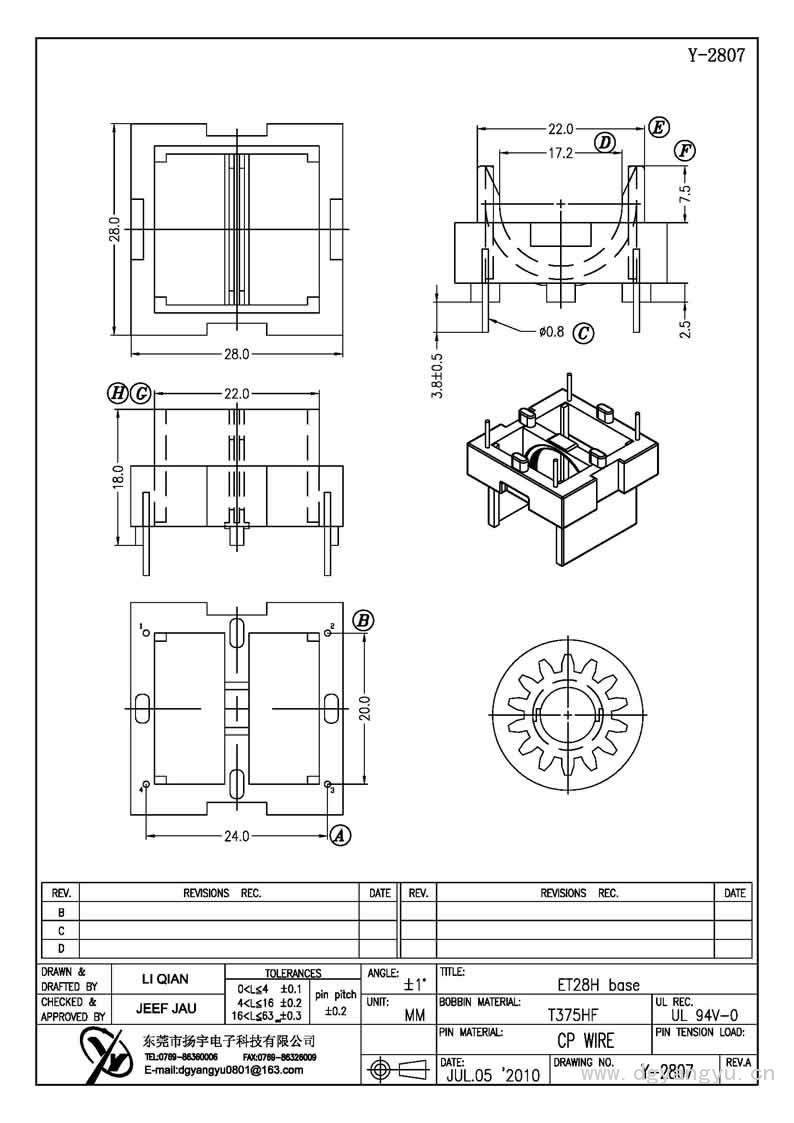 Y-2807 ET28臥式2+2 Model (1)