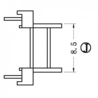 HR-EM15-01/EM15臥式(4+3PIN)