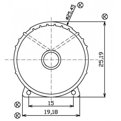 HL-2023/磁環外套Φ20X10X10(上蓋)