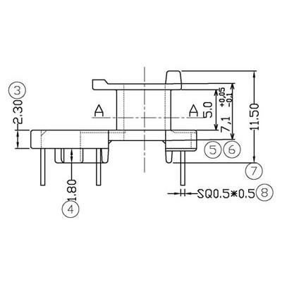 HL-1241-1/EM-12.4臥式(5+4P)