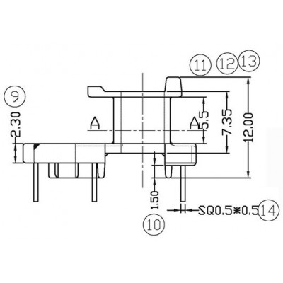 HL-1241/EM-12.4臥式(5+4P)