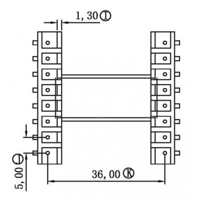 EE-4201/EE-42臥式(8+8PIN)