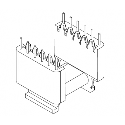 EPC-3001臥式6+6 針座加厚 EPC30