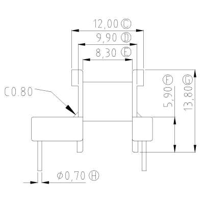 EE-1608-3/EE16臥式(5+5PIN)