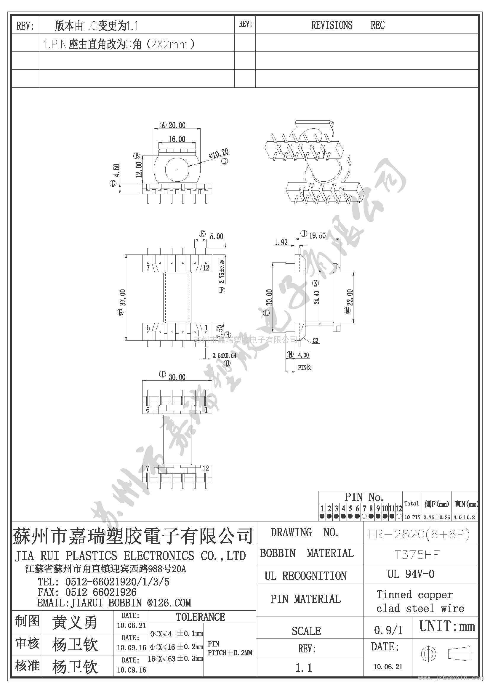 ER28（6+6)P臥式單槽ER-2820