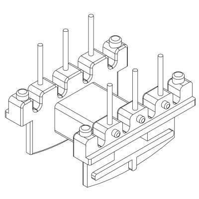SR-EE-2401/EE-24臥式單槽(3+3)PIN