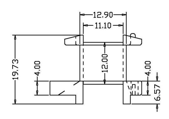YX-EE28/EE28立式加寬(5+5PIN)