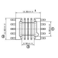 BC-1301-3 EPC-13臥式(5+5PIN)