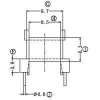 XH-E1605-1/EE16臥式(5+5)P