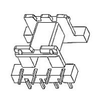 HXL-EI16 EE16 七字針L腳臥式4+0針
