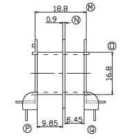 SL-3801/EE-38臥式(5+5)PIN