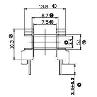 SL-1202/EF-12.6臥式(4+4)PIN