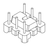 HX-012 磁環(huán)底座 3+3針 BASE