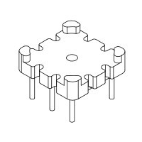 HX-012-1 磁環(huán)底座 3+3針 BASE