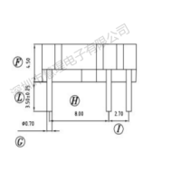 HX-028 磁環底座 3+3針 BASE
