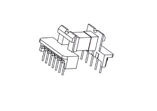 HXF-EEL2202B EEL22 安規(guī)帶擋墻臥式5+7針